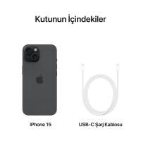 iPhone 15 128 Gb Akıllı Telefon Siyah